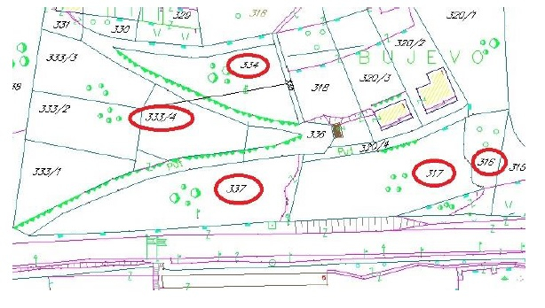 Herceg mapa katastar novi Pljevlja